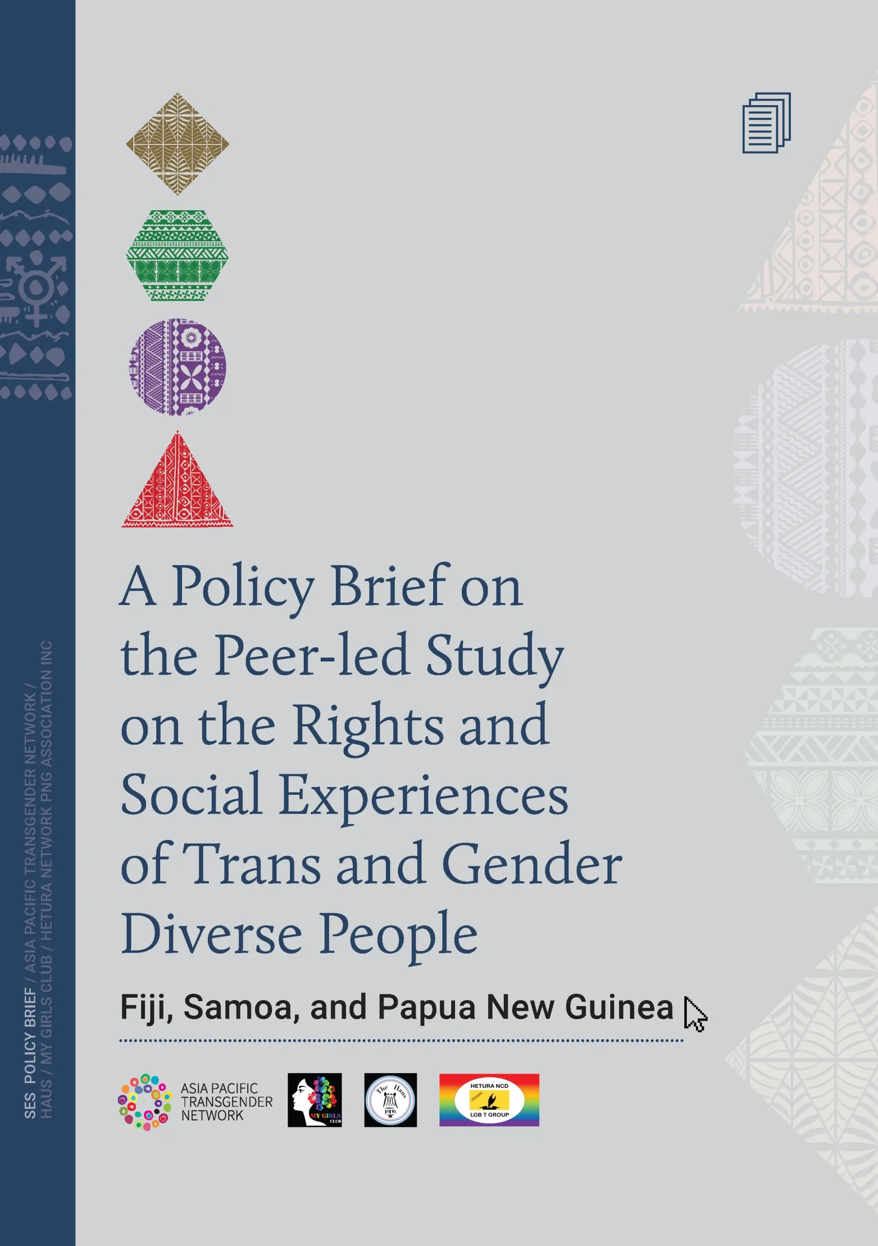 A Policy Brief on the Peer-led Study on the Rights and Social Experiences of Trans and Gender Diverse People