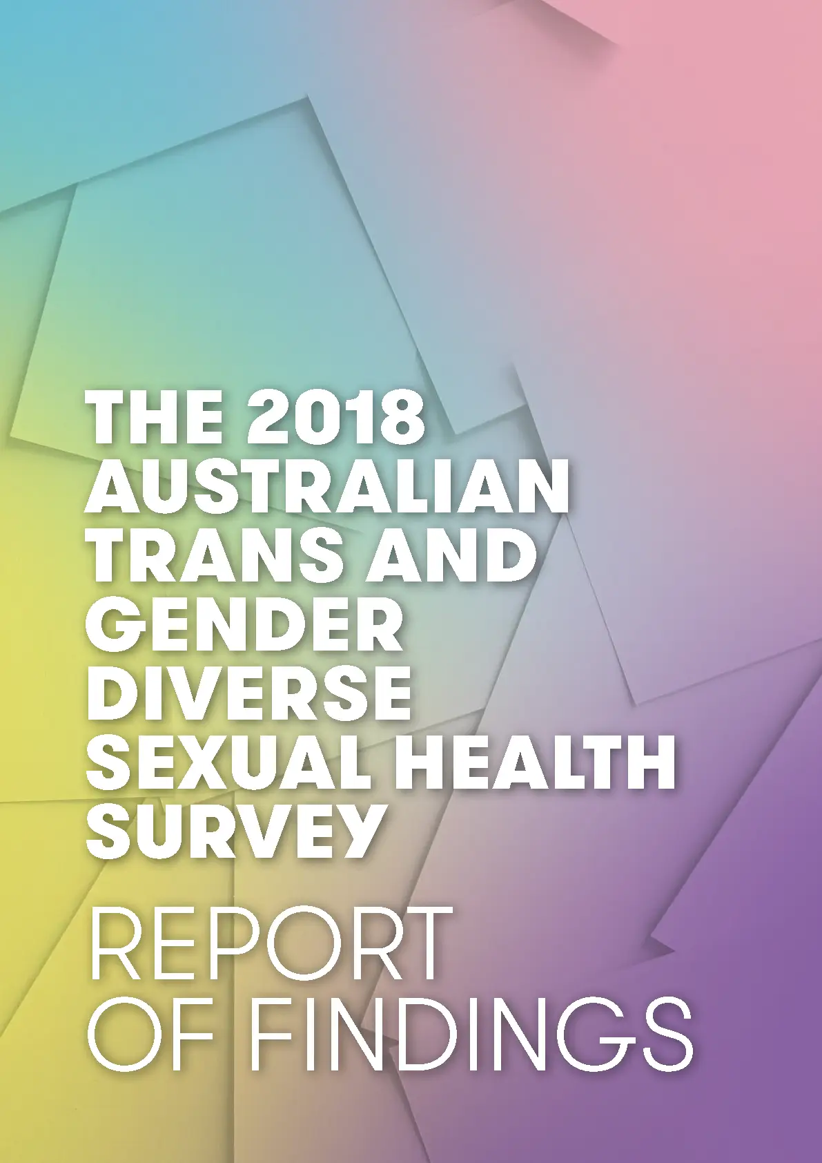 The 2018 Australian trans and gender diverse sexual health survey