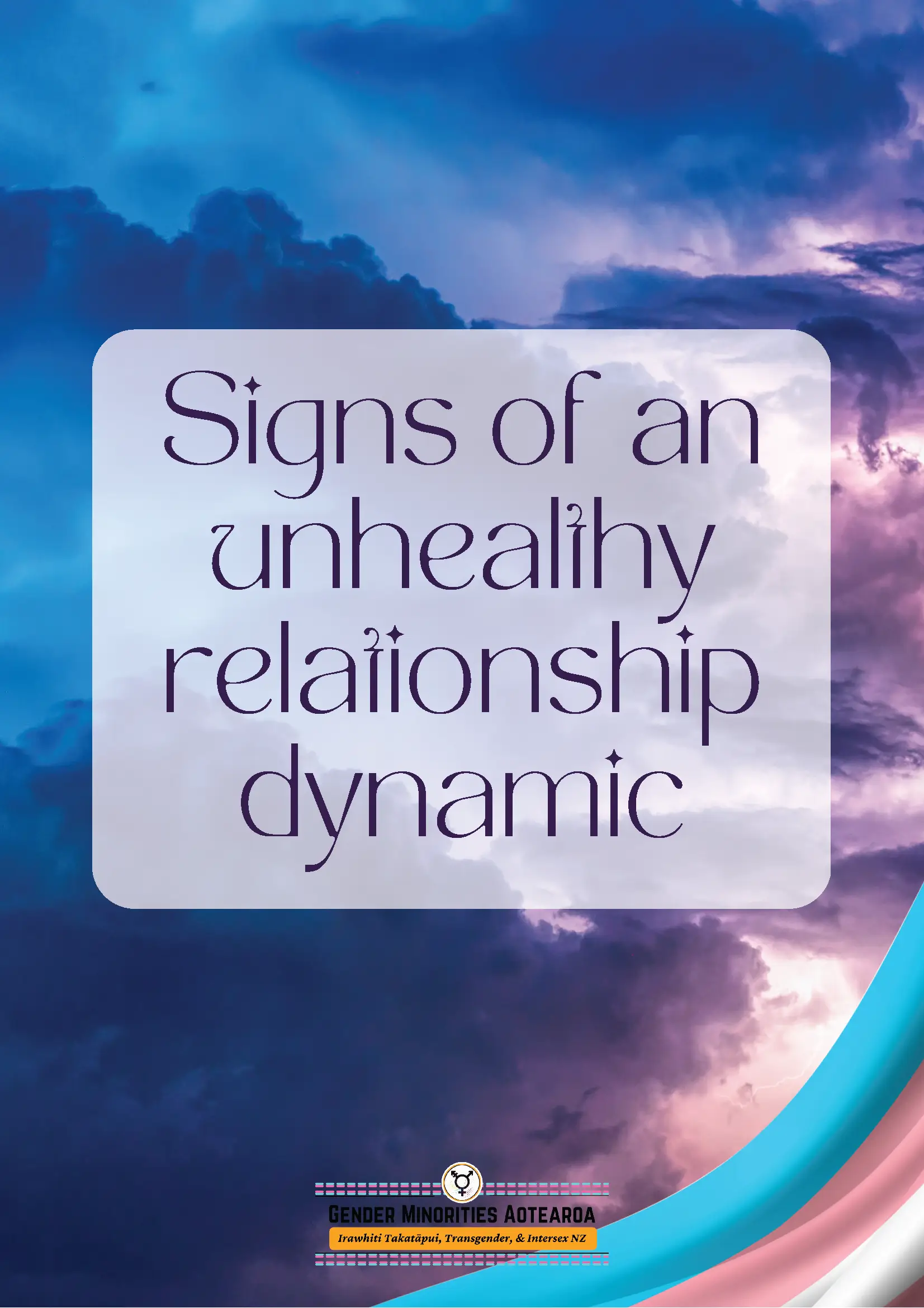 Signs of an unhealthy relationship dynamic