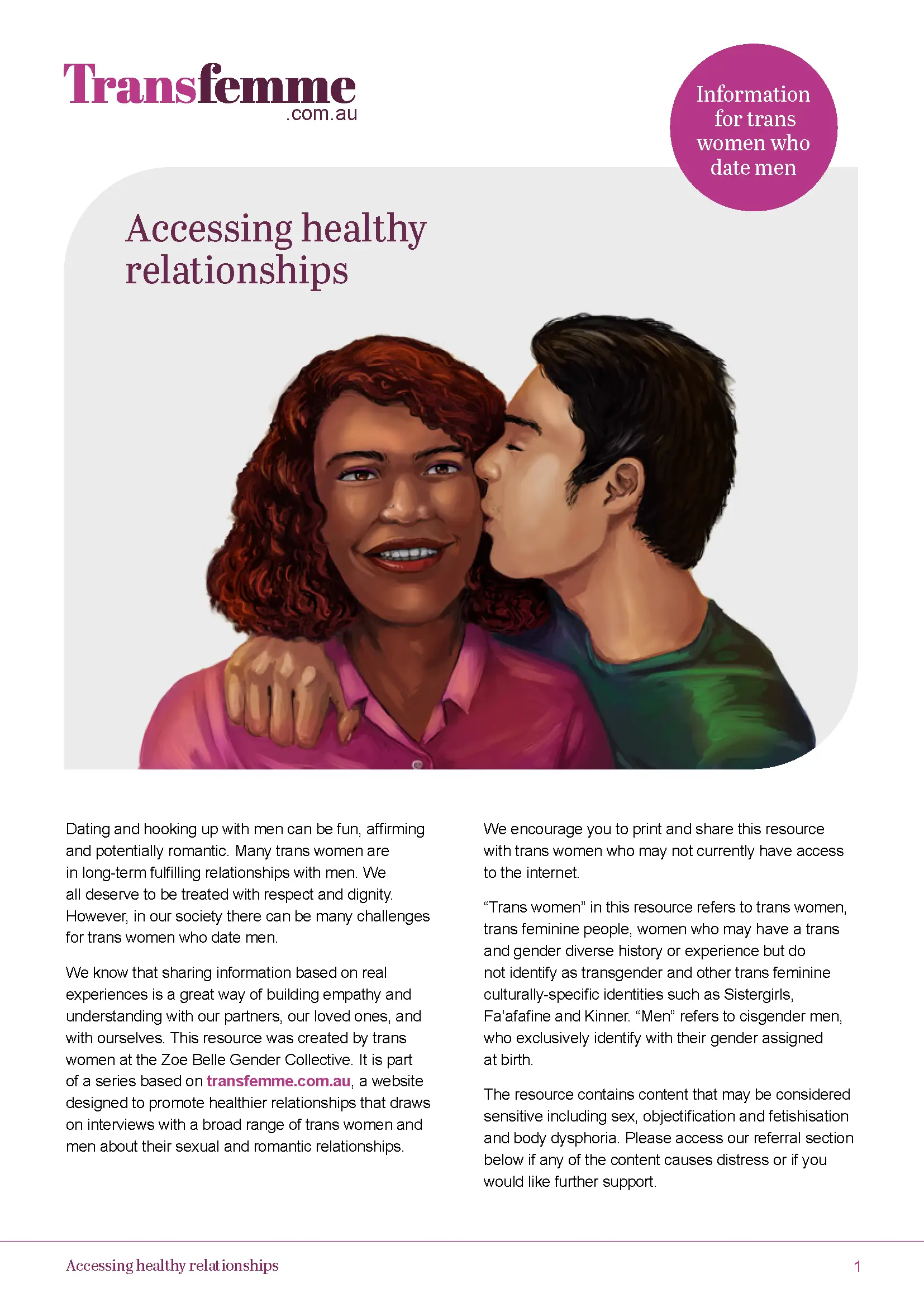 Accessing Healthy Relationships