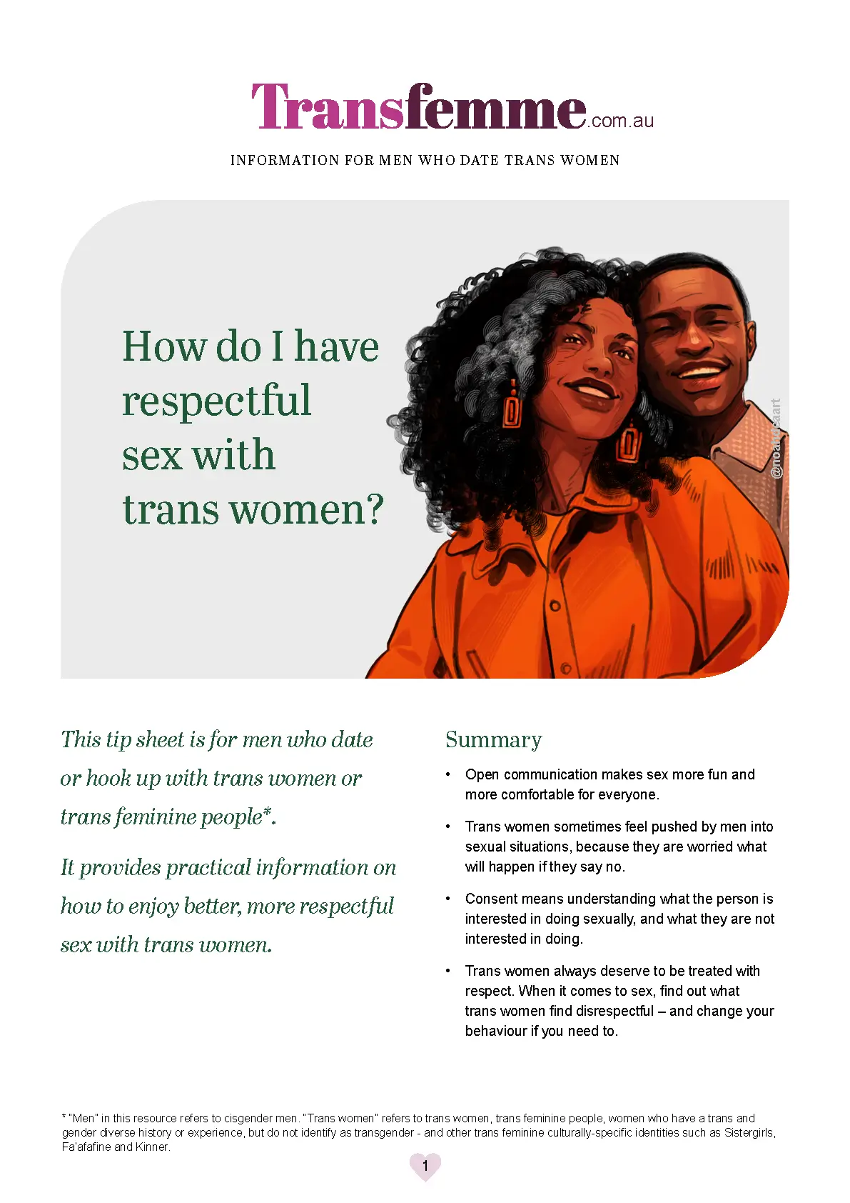 How do I have respectful sex with trans women?