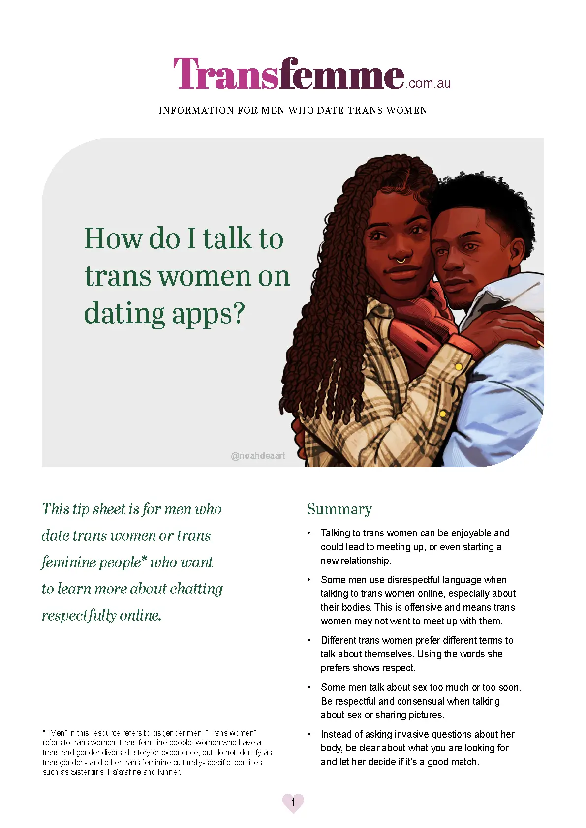 How do I talk to trans women on dating apps?